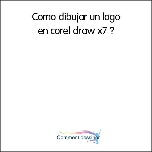 Como dibujar un logo en corel draw x7